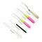 5PCS Latch Hook, Different Sizes Small Crochet Hooks Needle for Hair